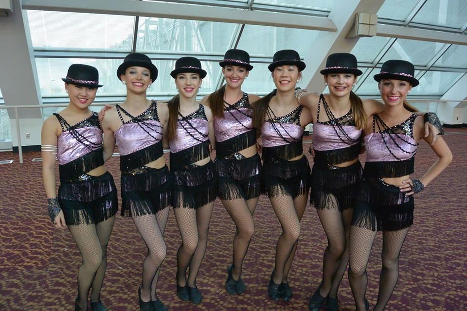 The Pulse Performing Arts Center dancers at a dance convention