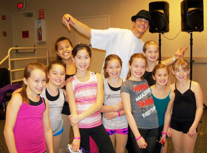 The Pulse Performing Arts Center dancers at a dance convention