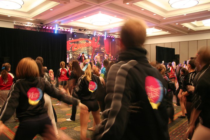 The Pulse Performing Arts Center dancers at a dance convention