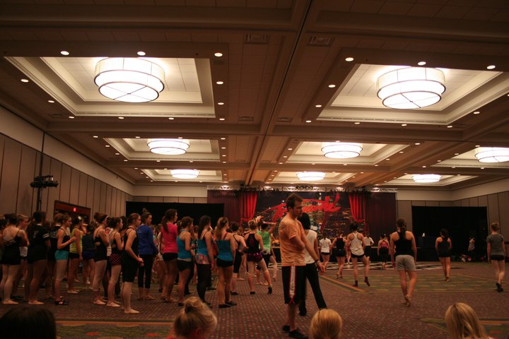 The Pulse Performing Arts Center dancers at a dance convention